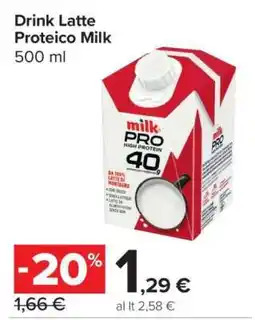 Carrefour Drink Latte Proteico Milk offerta