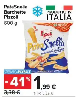 Carrefour PataSnella Barchette Pizzoli offerta