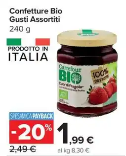 Carrefour Confetture Bio Gusti Assortiti offerta