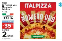Carrefour Pizza La Numero Uno Margherita Italpizza offerta