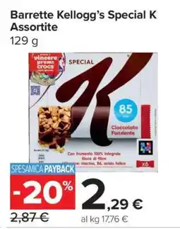 Carrefour Barrette Kellogg’s Special K Assortite offerta