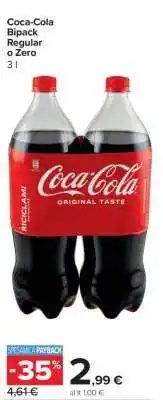 Carrefour Coca Cola Bipack Regular o Zero offerta