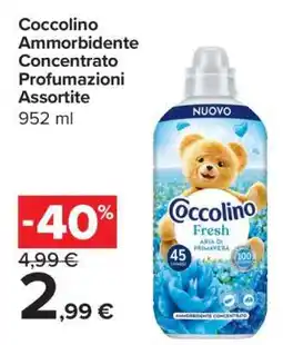 Carrefour Coccolino Ammorbidente Concentrato Profumazioni Assortite offerta