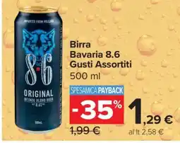 Carrefour Birra Bavaria 8.6 Gusti Assortiti offerta