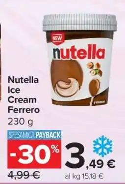 Carrefour Nutella Ice Cream Ferrero offerta