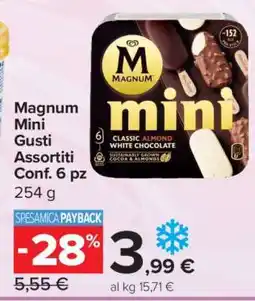 Carrefour Magnum Mini Gusti Assortiti Conf. 6 pz offerta