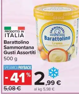 Carrefour Barattolino Sammontana Gusti Assortiti offerta