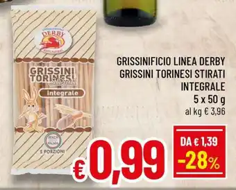 GRISSINIFICIO LINEA DERBY GRISSINI TORINESI STIRATI INTEGRALE
