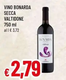 Famila VINO BONARDA SECCA VALTIDONE offerta