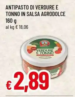Famila ANTIPASTO DI VERDURE E TONNO IN SALSA AGRODOLCE offerta