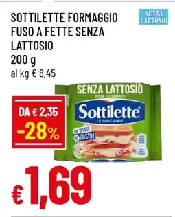 Famila Sottilette Formaggio Fuso a Fette Senza Lattosio offerta