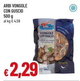 Famila ARBI VONGOLE CON GUSCIO offerta
