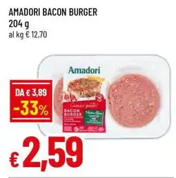 Famila AMADORI Bacon Burger offerta