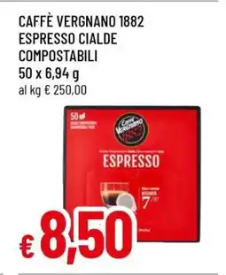 Famila CAFFÈ VERGNANO 1882 ESPRESSO CIALDE COMPOSTABILI offerta