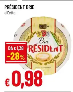 Famila PRESIDENT BRIE offerta