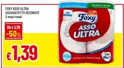 Famila FOXY ASSO ULTRA ASCIUGATUTTO DECORATO offerta