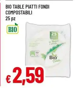 Famila BIO TABLE PIATTI FONDI COMPOSTABILI offerta