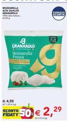 Esselunga Mozzarella Alta Qualità Granarolo offerta