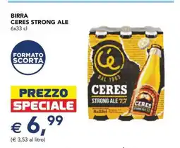 Esselunga BIRRA CERES STRONG ALE offerta