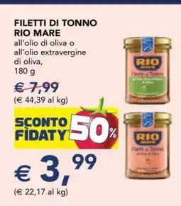 Esselunga FILETTI DI TONNO RIO MARE offerta