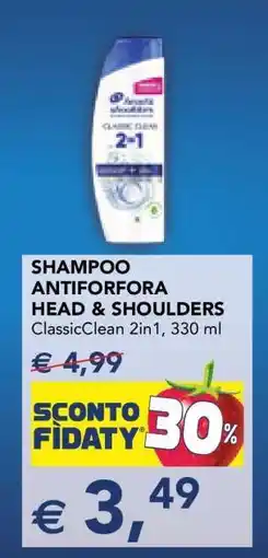 Esselunga SHAMPOO ANTIFORFORA HEAD & SHOULDERS offerta