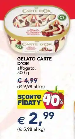 Esselunga Gelato Carte D'Or offerta