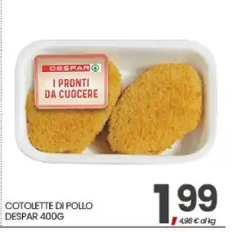 Eurospar COTOLETTE DI POLLO DESPAR 400G offerta