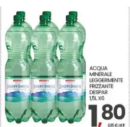 Eurospar ACQUA MINERALE LEGGERMENTE FRIZZANTE DESPAR offerta