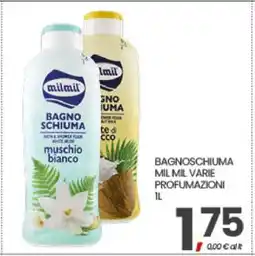 Eurospar BAGNOSCHIUMA MIL MIL VARIE PROFUMAZIONI offerta