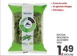 Eurospar RUCOLA BIOLOGICA ALCE NERO 100G offerta