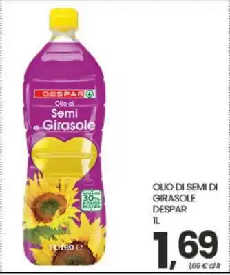Eurospar OLIO DI SEMI DI GIRASOLE DESPAR offerta