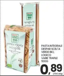 Eurospar PASTA INTEGRALE DESPAR SCELTA VERDE BIO offerta