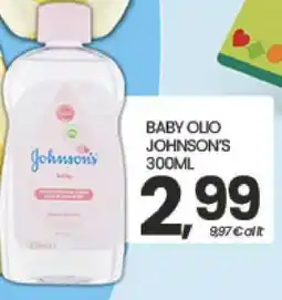 Eurospar BABY OLIO JOHNSON'S 300ML offerta