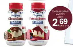 Eurospar TOPPING FABBRI VARI TIPI offerta
