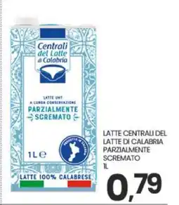 Eurospar LATTE CENTRALI DEL LATTE DI CALABRIA PARZIALMENTE SCREMATO offerta