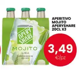 Eurospar APERITIVO MOJITO APERYSHARE 20CL X3 offerta