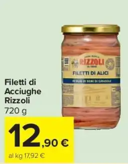 Carrefour Market Filetti di Acciughe Rizzoli offerta
