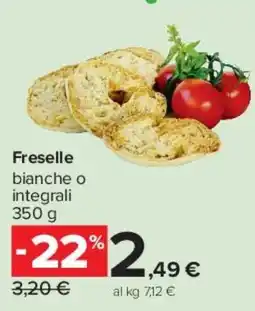 Carrefour Market Freselle bianche o integrali offerta
