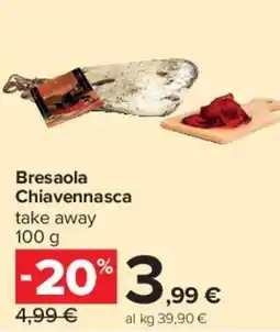 Carrefour Market Bresaola Chiavennasca offerta