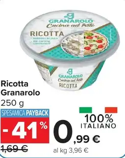 Carrefour Market Ricotta Granarolo offerta