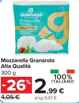 Carrefour Market Mozzarella Granarolo Alta Qualità offerta