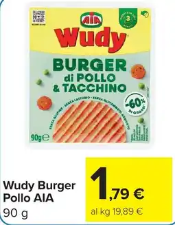 Carrefour Market Wudy Burger Pollo AIA offerta