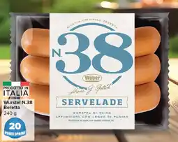 Carrefour Market Würstel N.38 Beretta offerta