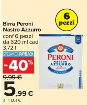 Birra Peroni Nastro Azzurro