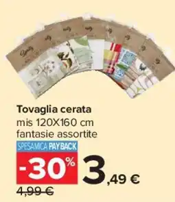 Carrefour Market Tovaglia cerata offerta