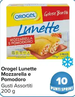 Carrefour Market Orogel Lunette Mozzarella e Pomodoro offerta