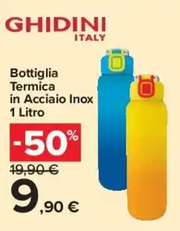 Carrefour Market Bottiglia Termica in Acciaio Inox offerta