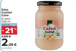 Carrefour Market Salsa Cocktail Calvé offerta