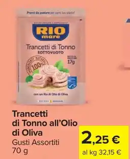 Carrefour Market Trancetti di Tonno all'Olio di Oliva offerta