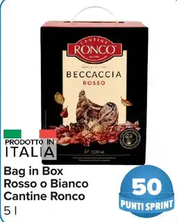Carrefour Market Beccaccia Rosso Cantine Ronco offerta